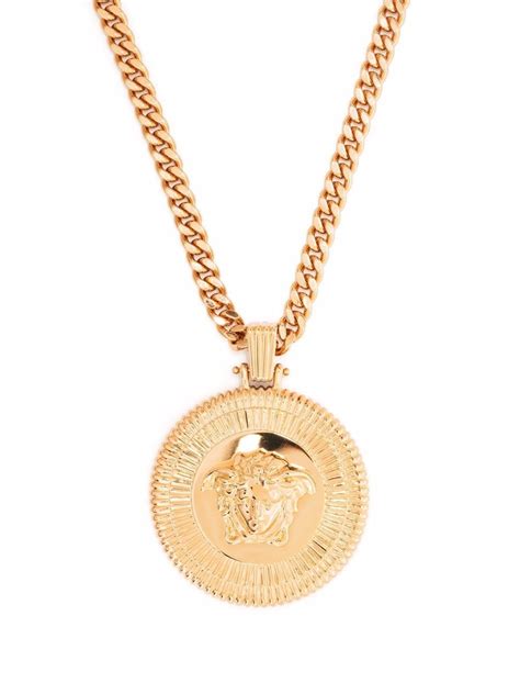 versace schlappen gold|farfetch versace pendants.